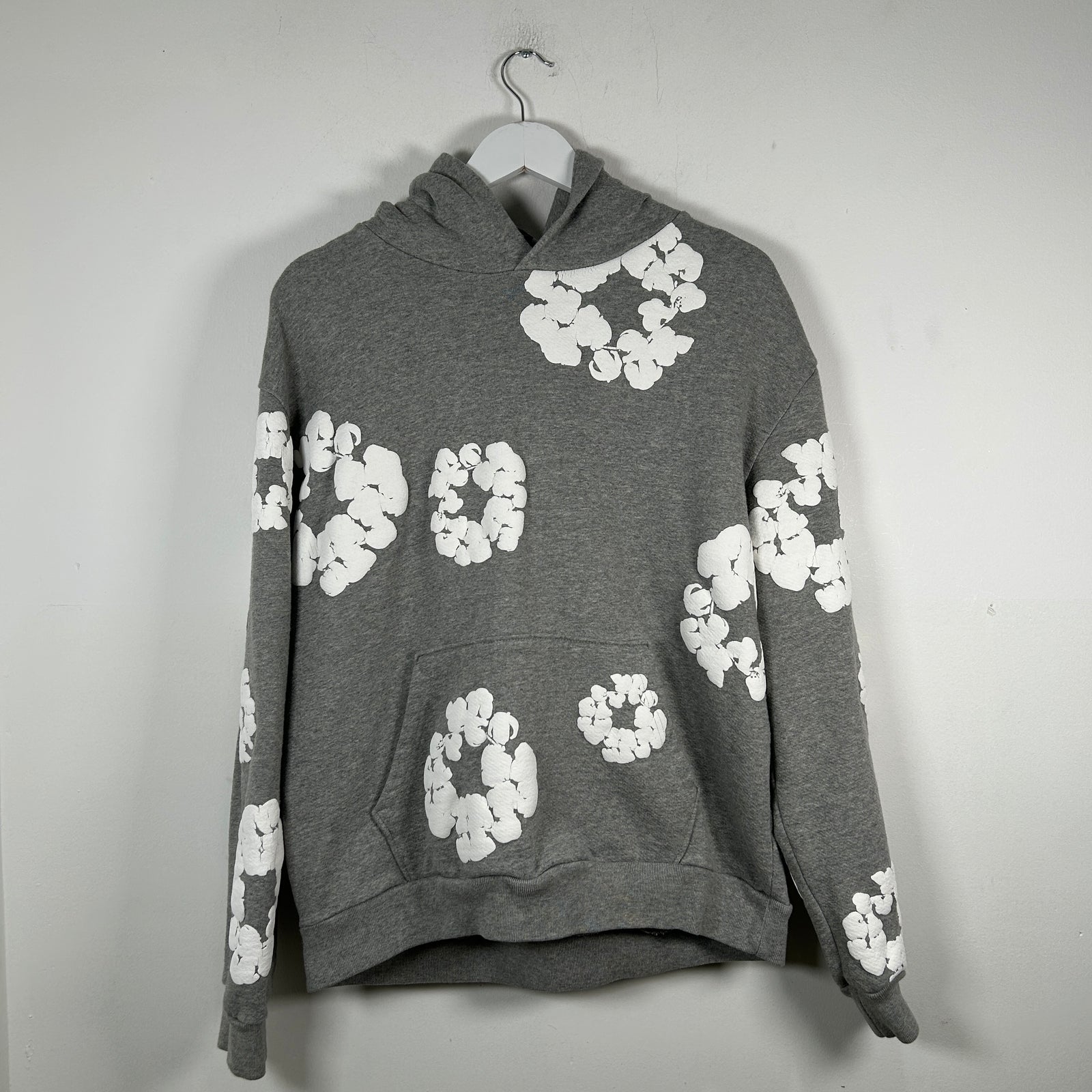 Denim Tears Gray Wreath Hoodie Size L