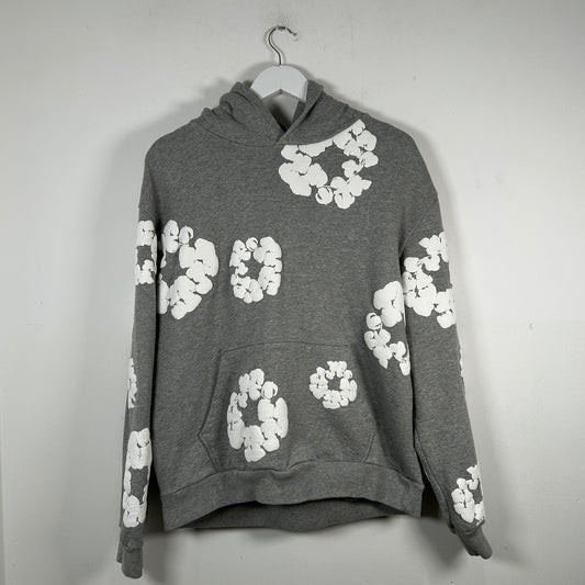 Denim Tears Gray Wreath Hoodie Size L