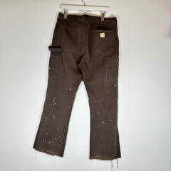 Gallery Dept Brown Flared Carpenter Pants Size 32