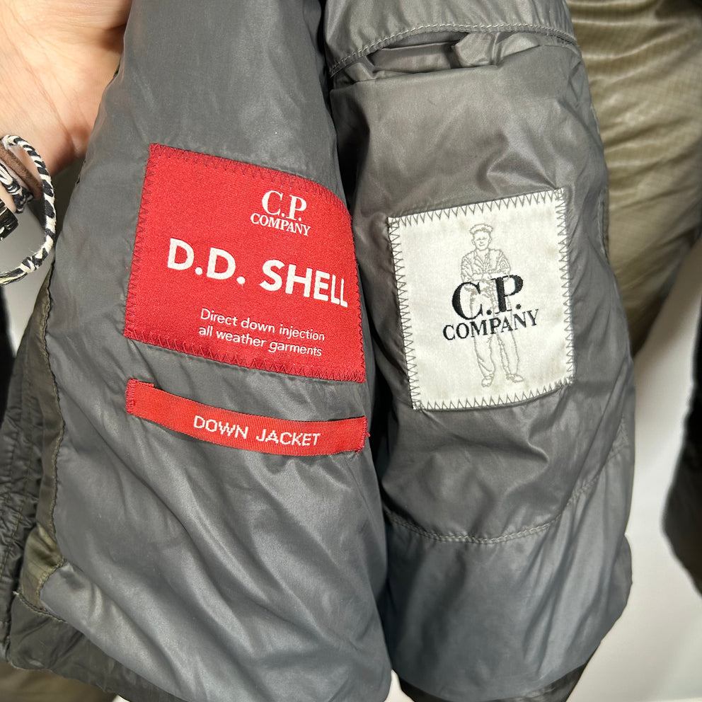 CP Company Olive Shell Down Jacket Size M