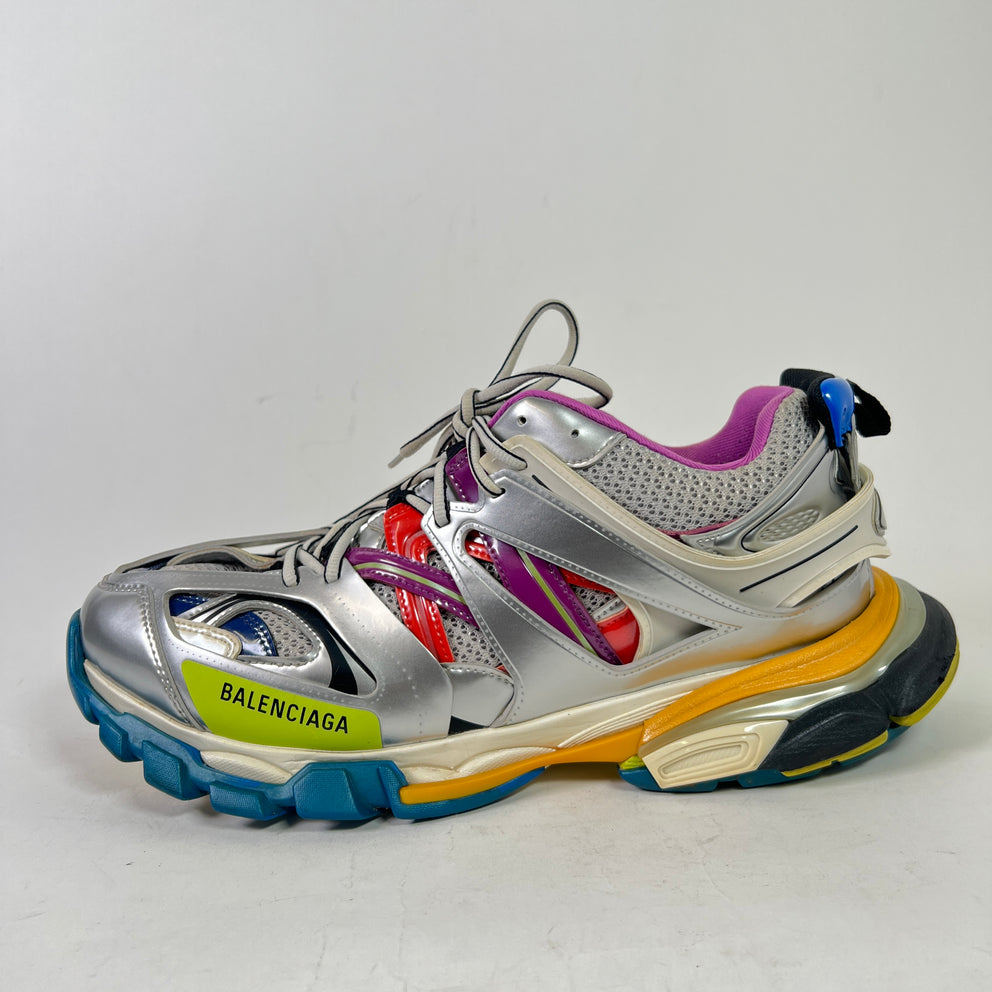 Balenciaga Multi-Color Metallic Track Sneaker