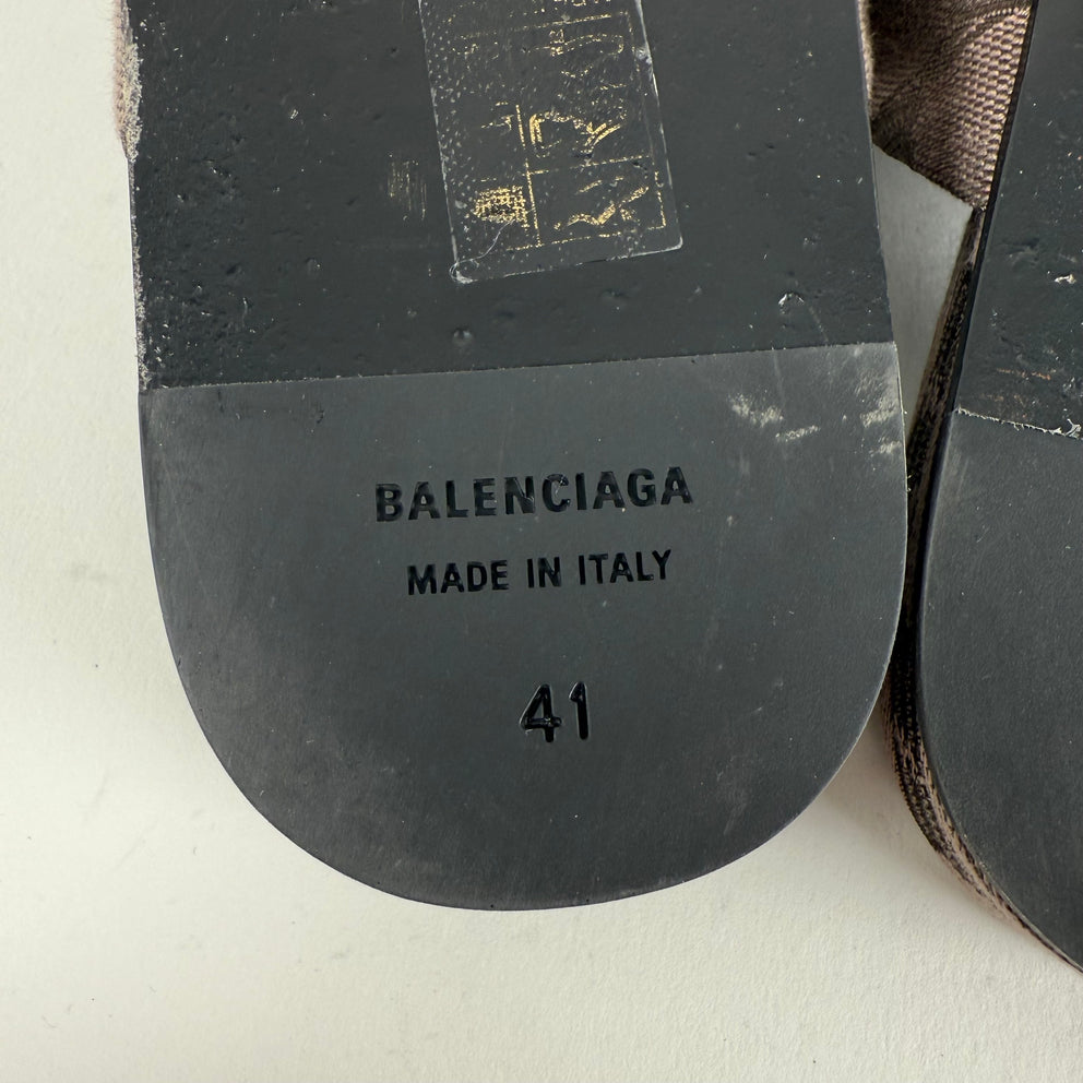 Balenciaga Cosy BB Jacquard Mule