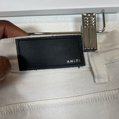 Amiri White Thrasher Jeans Size 38