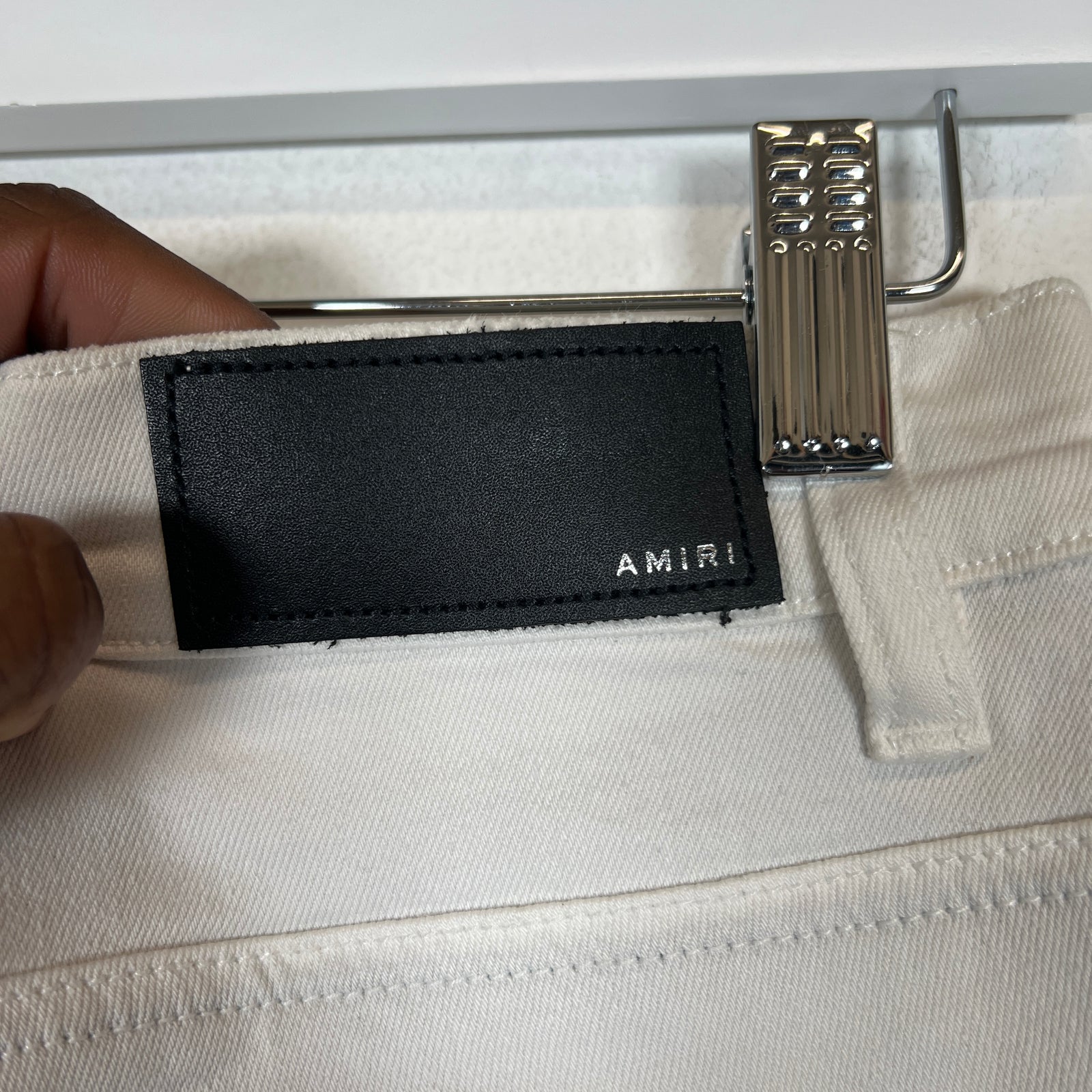 Amiri White Thrasher Jeans Size 38