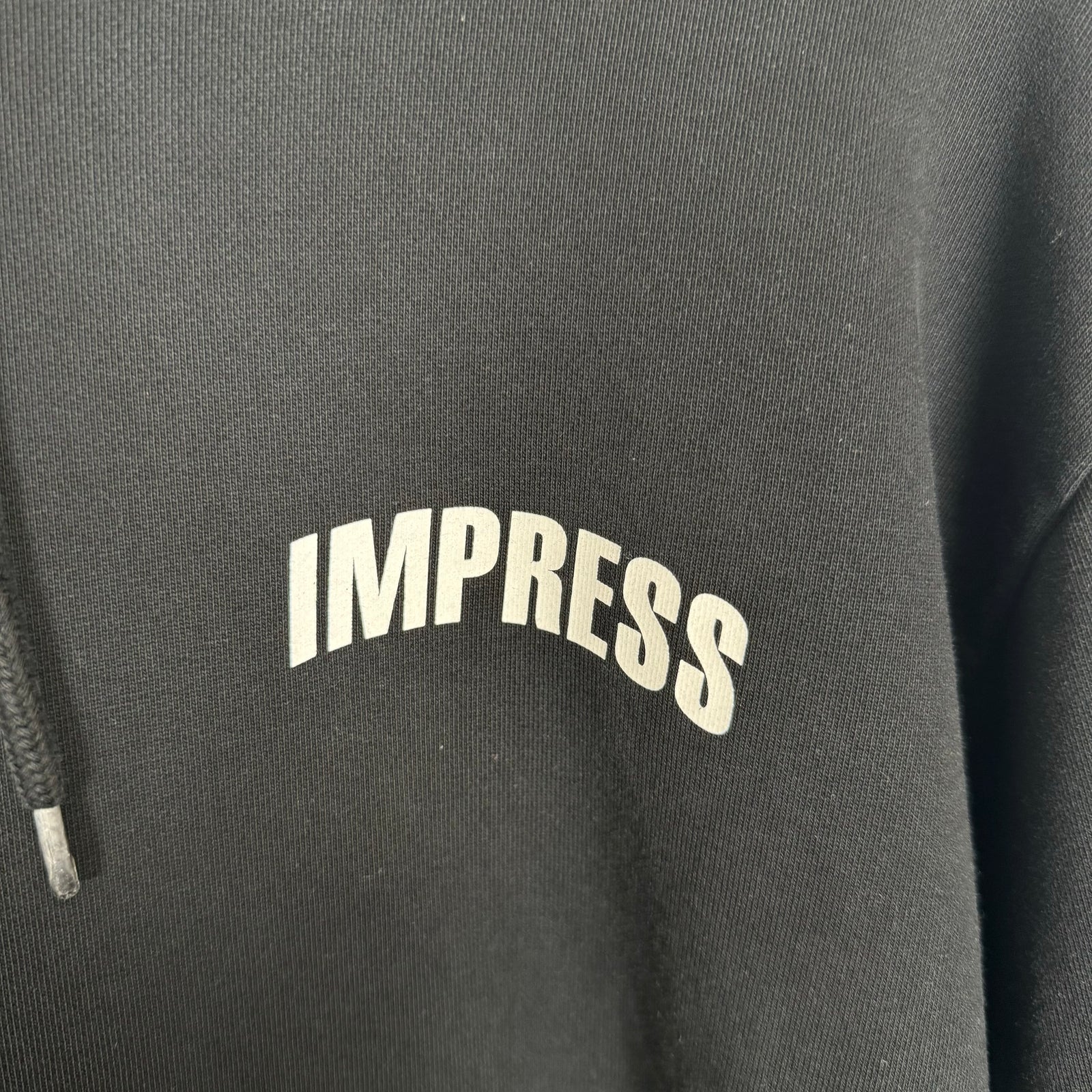 Helmut Lang Black Impress Hoodie Size M