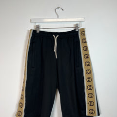Gucci Side Stripe GG Logo Shorts Size XS