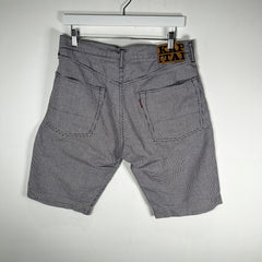 Kapital Blue Houndstooth Shorts Size 36
