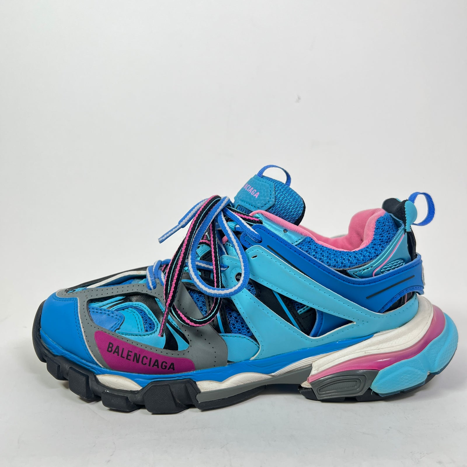 Balenciaga Blue/Pink Track Sneaker