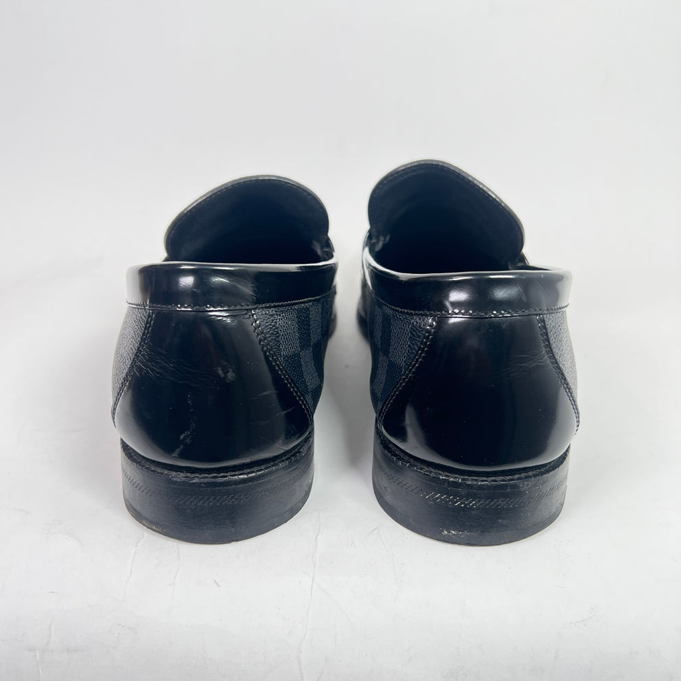 Louis Vuitton Damier Graphite Major Loafers