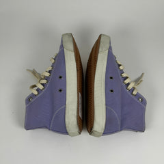 Maison Margiela Purple Canvas Tabi High-Top Sneakers Size 36