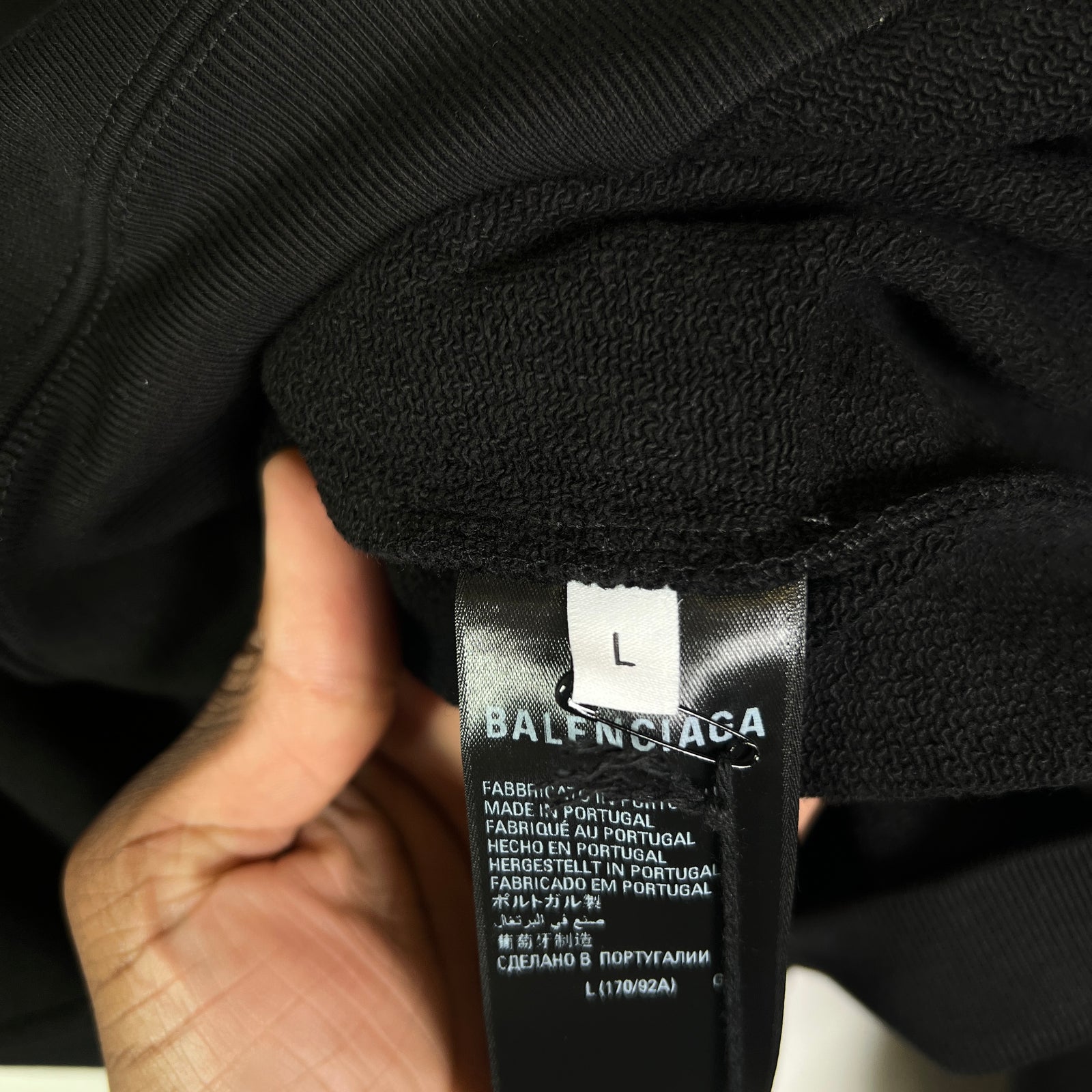 Balenciaga Campaign Logo Hoodie