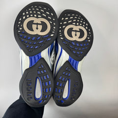 Gucci Blue Run Lace Up Sneaker Size GG 9.5
