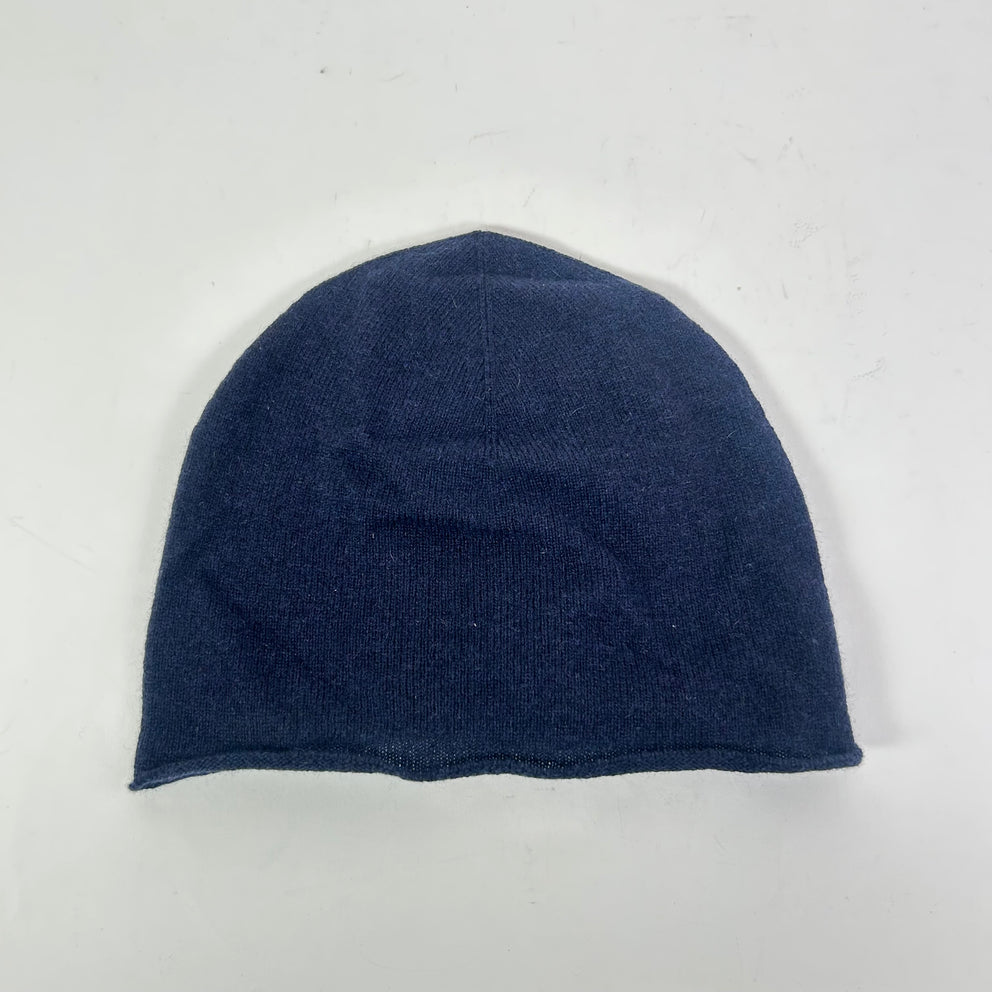 Jil Sander Dark Blue Cashmere Beanie