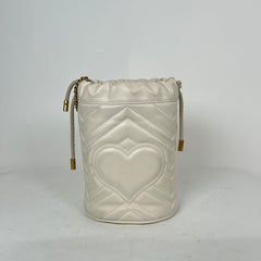 Gucci Marmont White Marmont Mini Bucket Bag