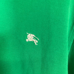 Burberry Green Polo Size XL
