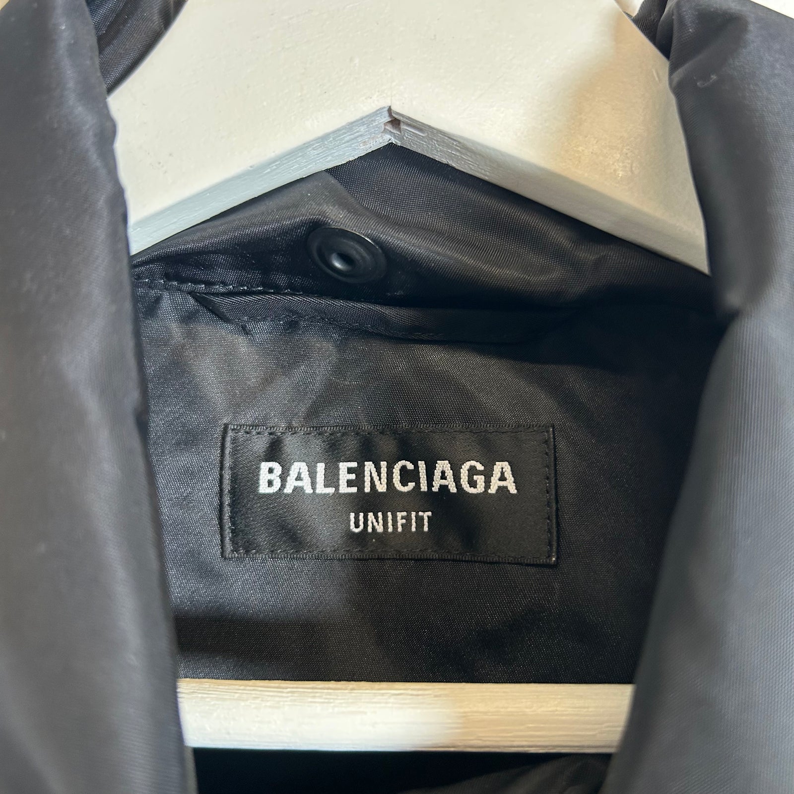 Balenciaga SS22 Black 3B Sport Nylon Jacket Size 3