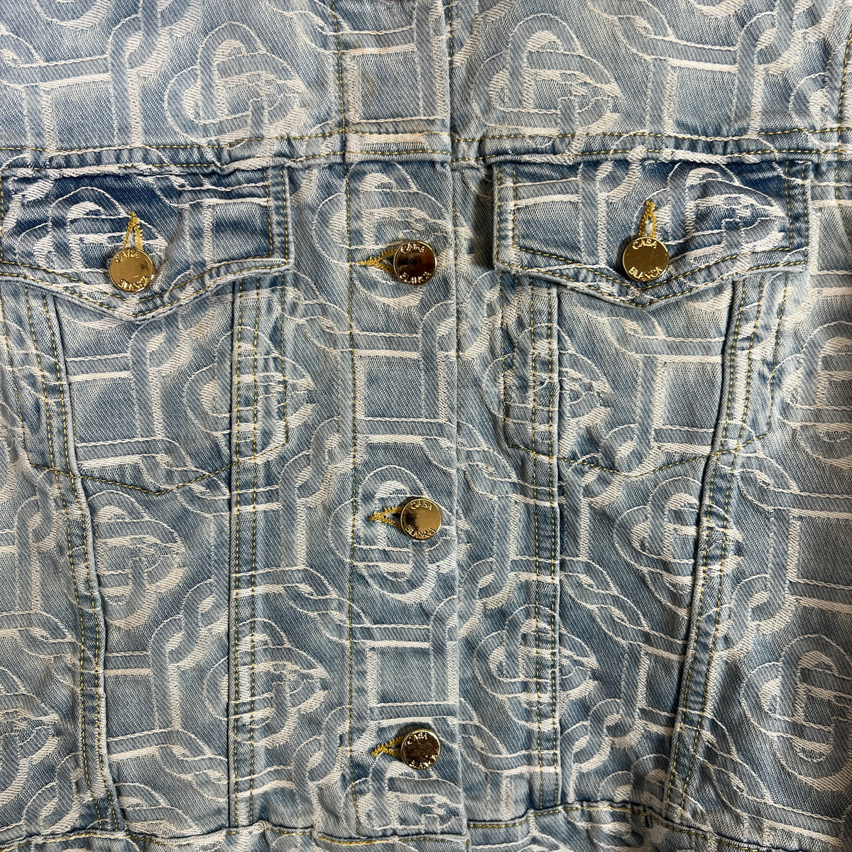 Casablanca Monogram Denim Jacket