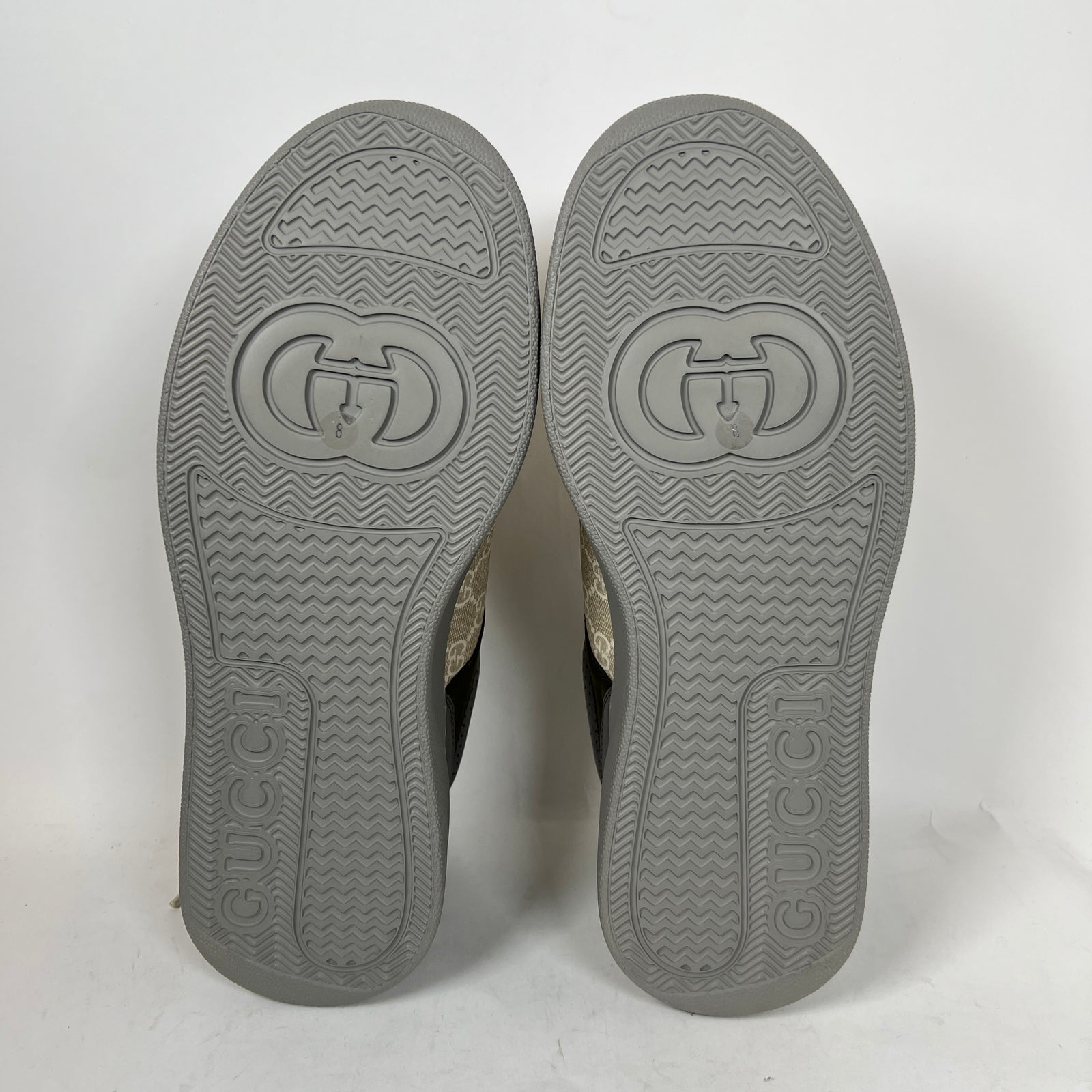 Gucci Grey/Green GG Chunky Sneaker Size GG 8