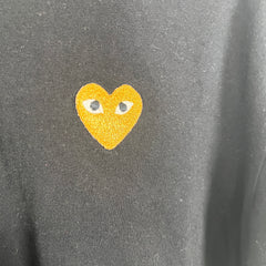 CDG Play Black T-Shirt Size XL
