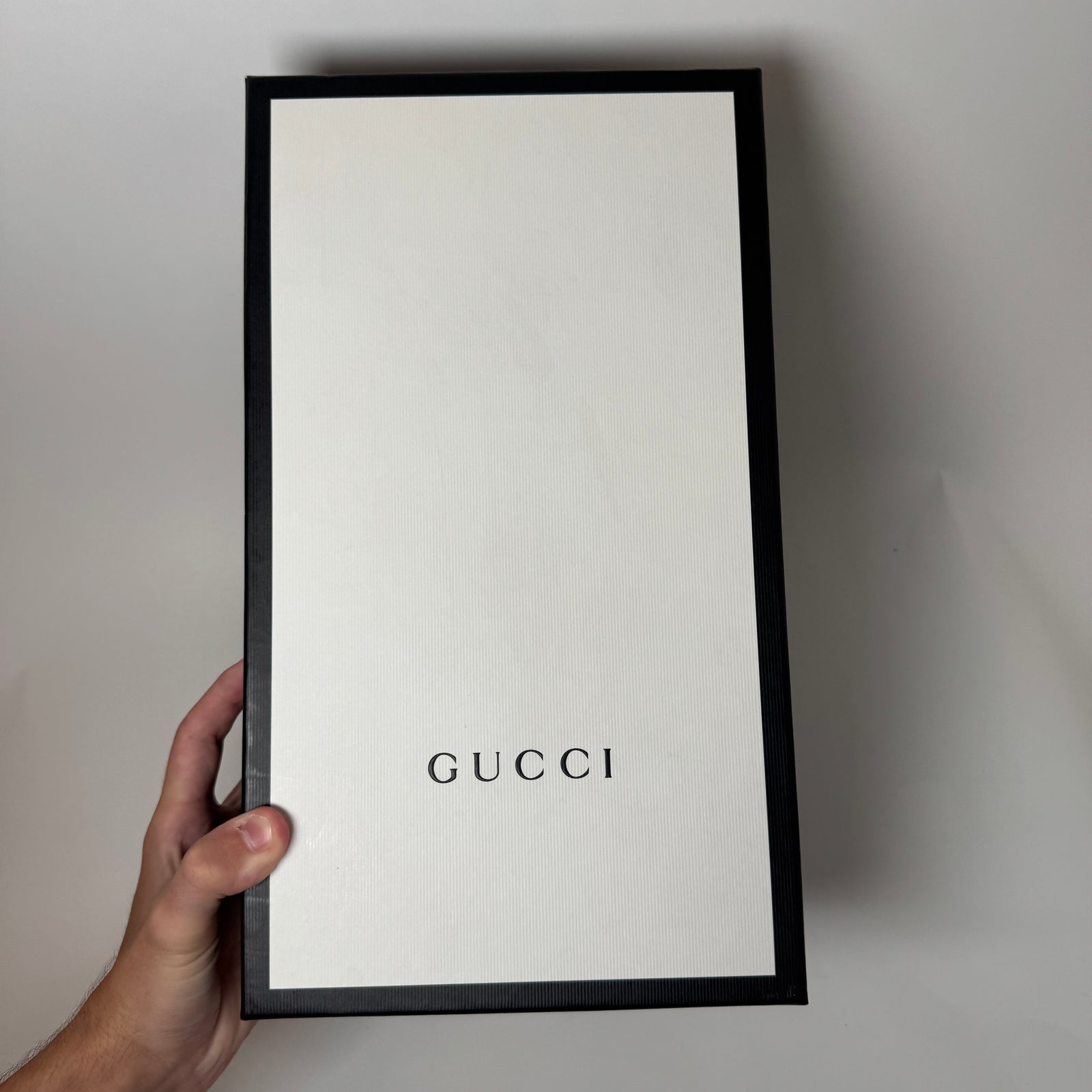 Gucci Black Web Stripe Slides Size GG 9