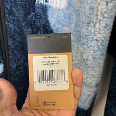Supreme x The North Face Blue Bleached Denim Fleece Jacket Size S