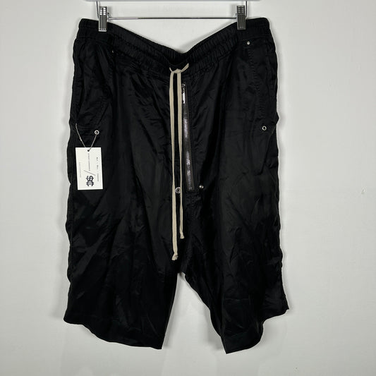 Rick Owens Phlegethon SS21 Bela Satin Shorts Size XL