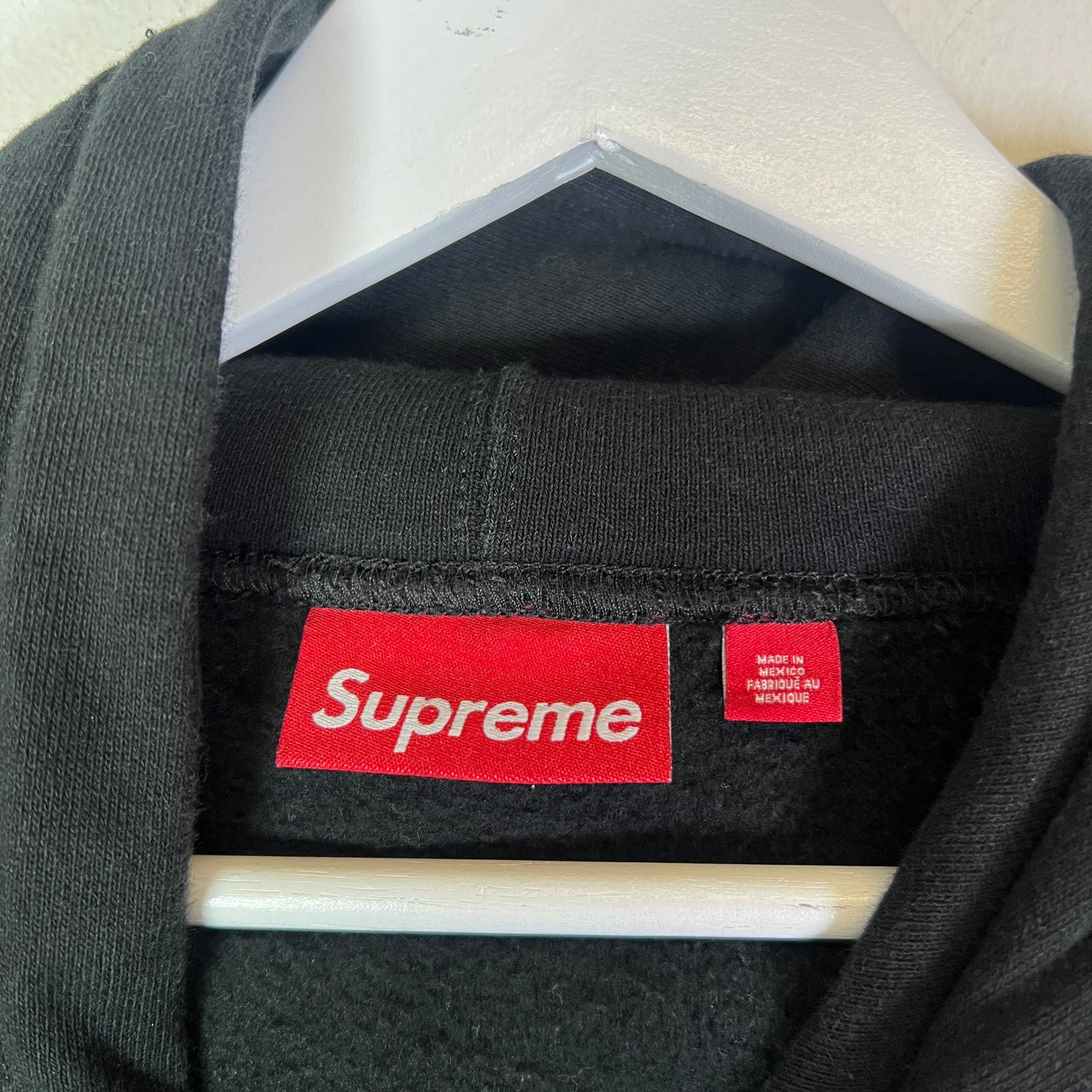 Supreme SS24 Embroidered Tag Logo Hoodie