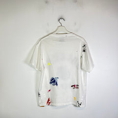 Gallery Dept White Paint Splatter Art Logo T-Shirt Size S
