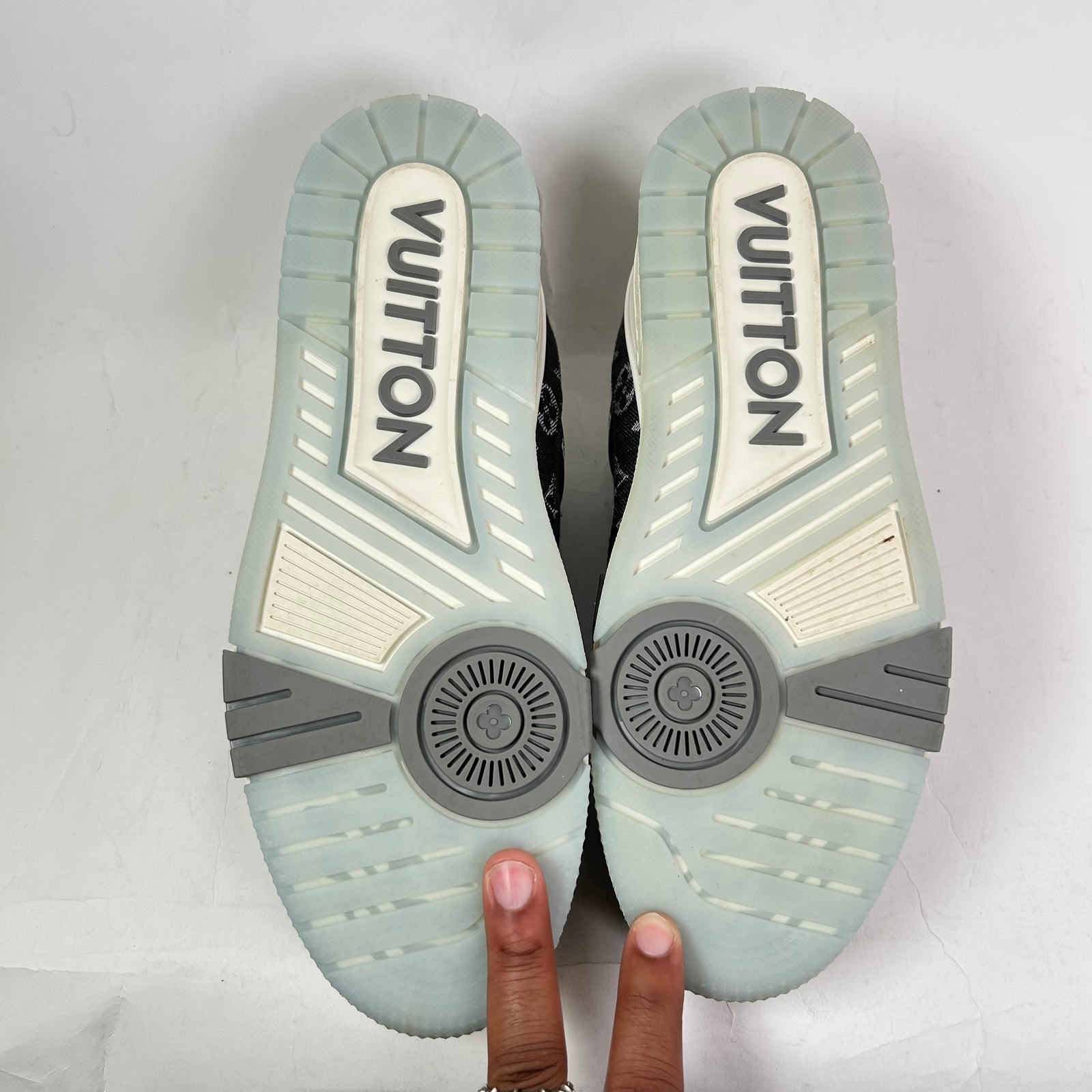 Louis Vuitton Denim Monogram LV Trainer