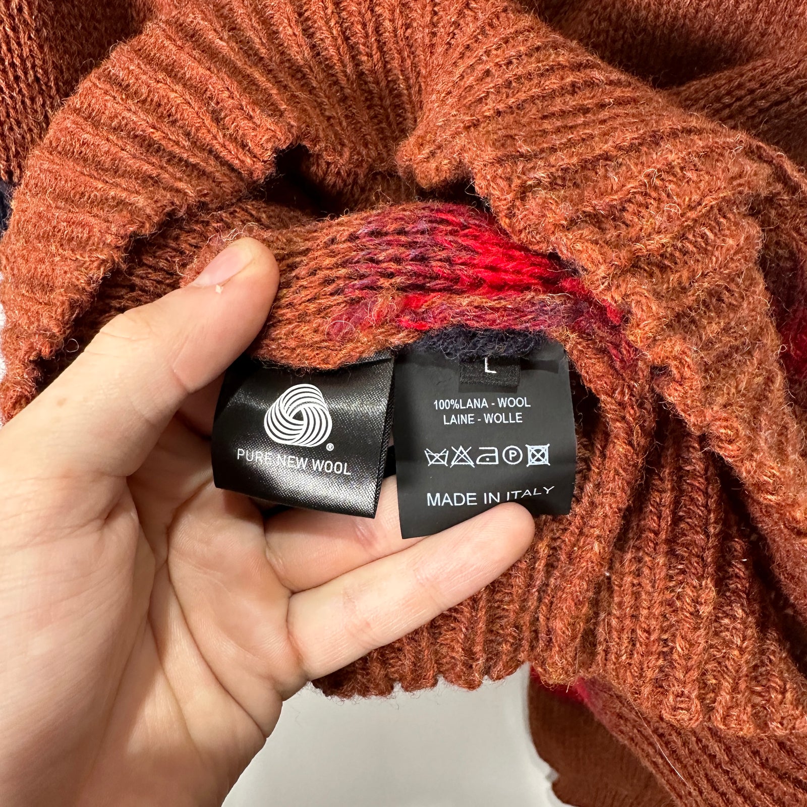 Raf Simons Fireman Buckle Wool Sweater Size L