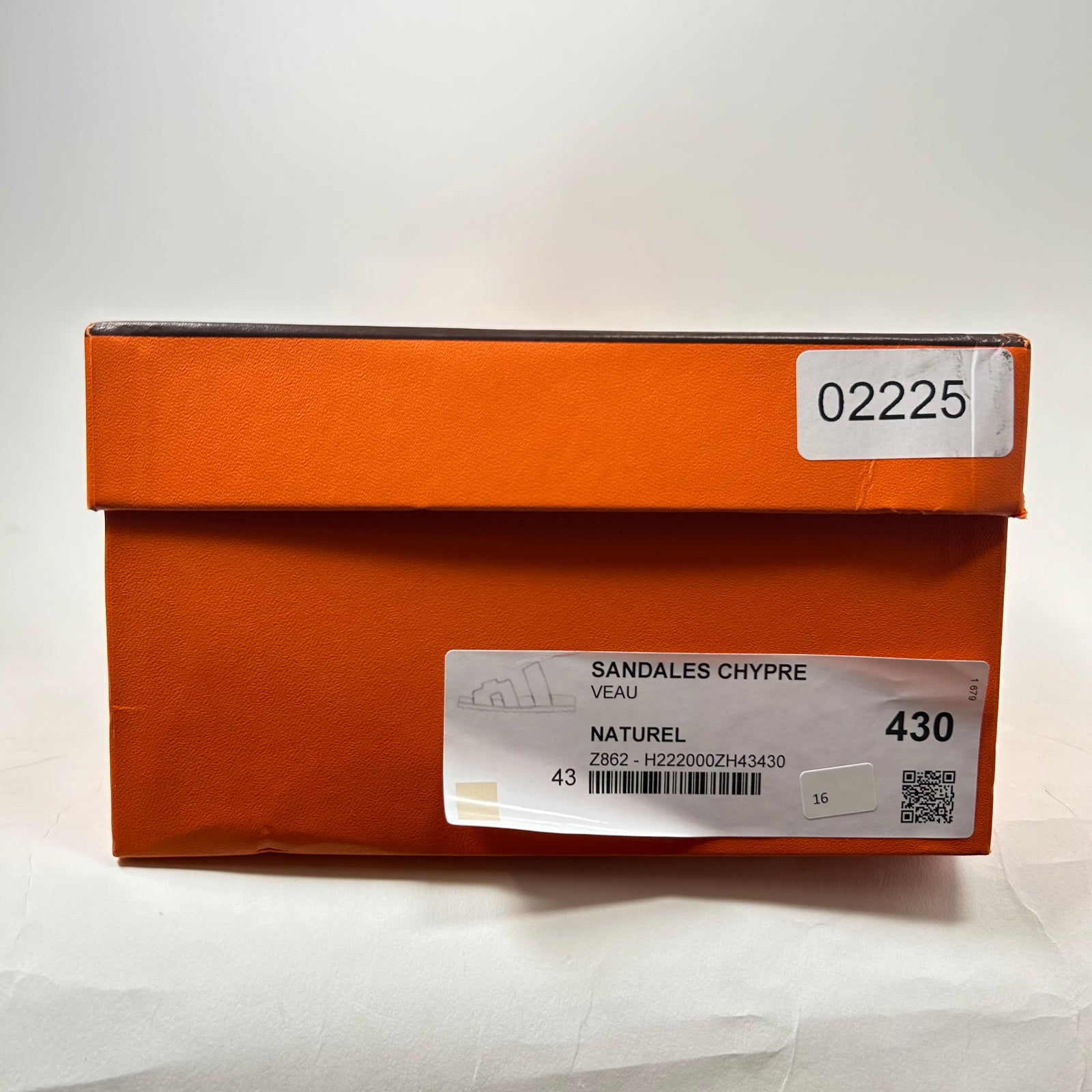 Hermes Brown Naturel Chypre Sandal Size 10