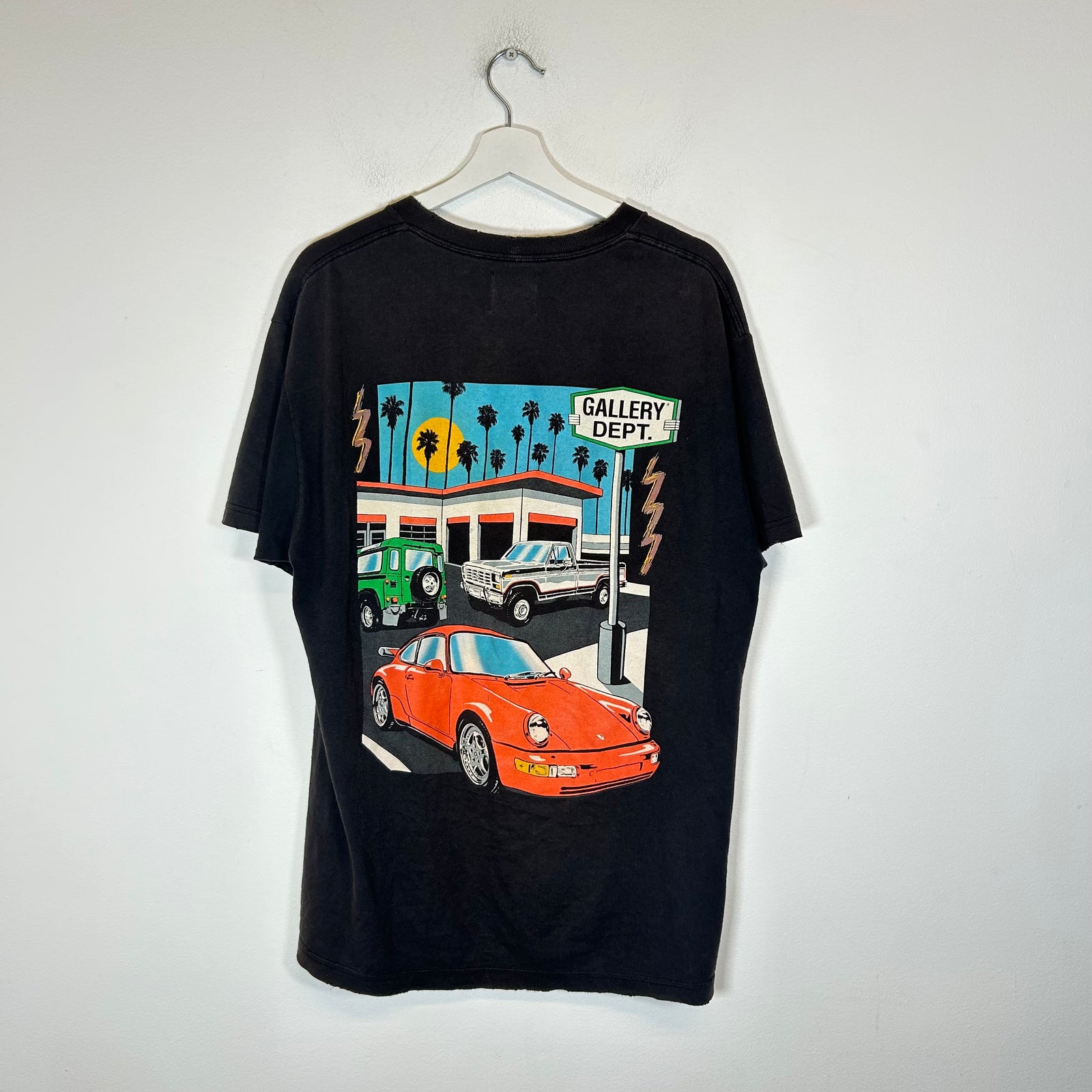 Gallery Dept Vintage Black Drive Thru T-Shirt Size M