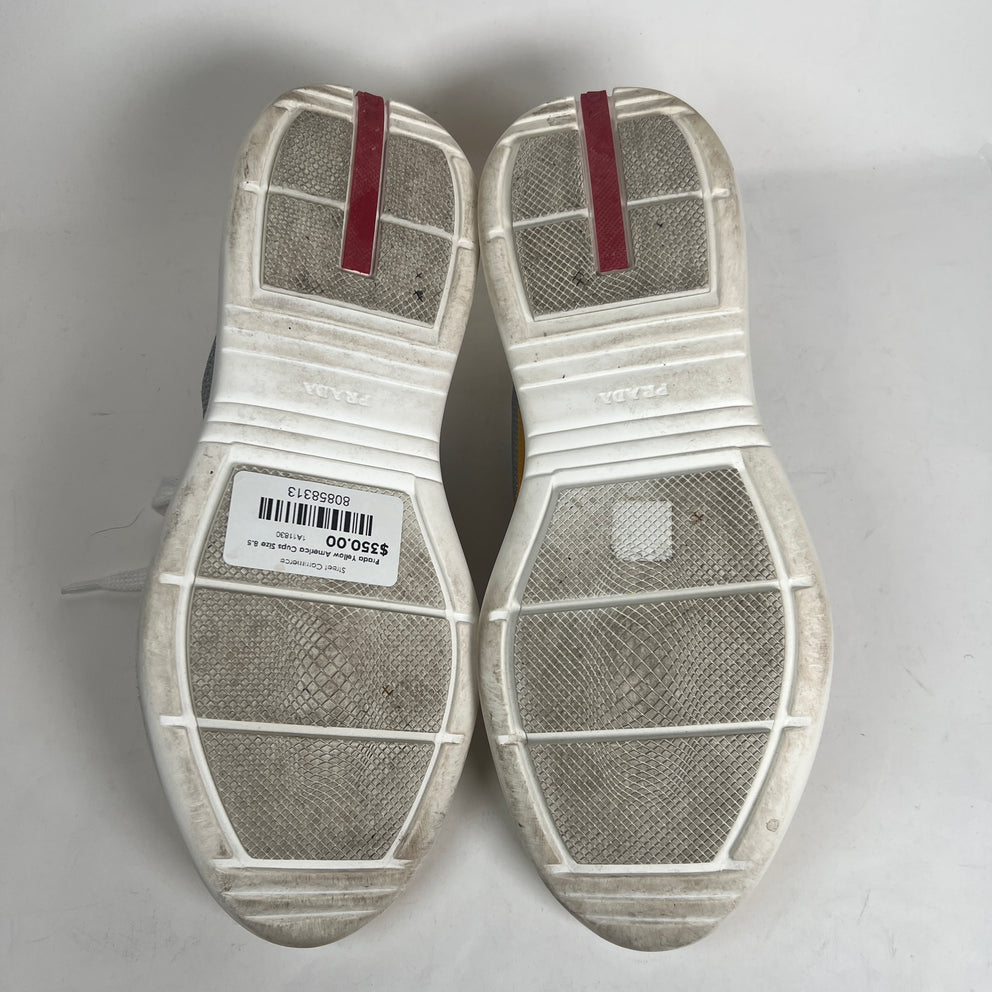 Prada Yellow America Cups Size 8.5
