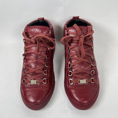 Balenciaga Burgundy Arena Size 40