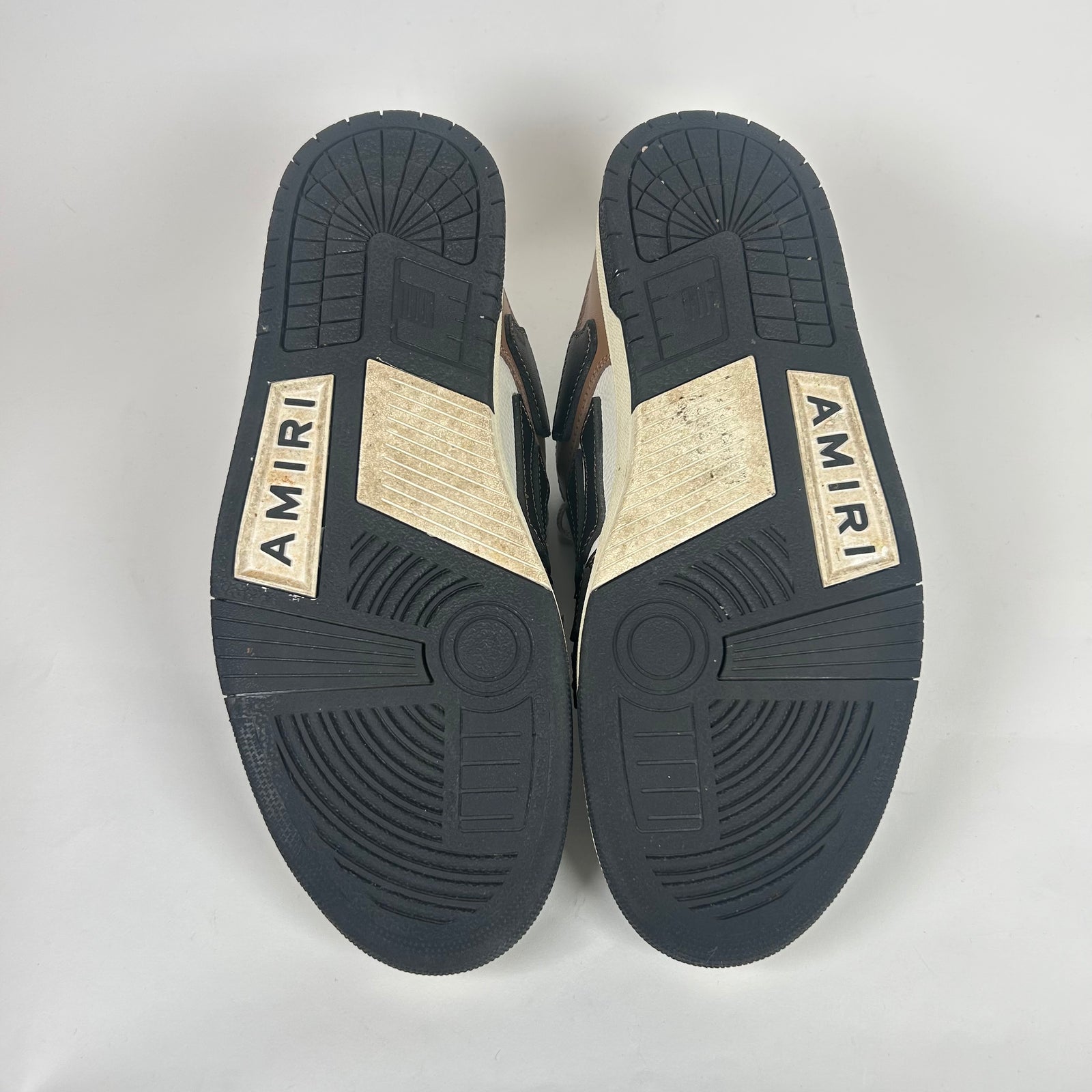 Amiri Mocha Skel Low-Top Sneaker Size 43