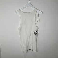 Chrome Hearts White T-Bar Tank Top Size M