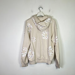 Denim Tears Rhinestone Wreath Zip-Up Hoodie