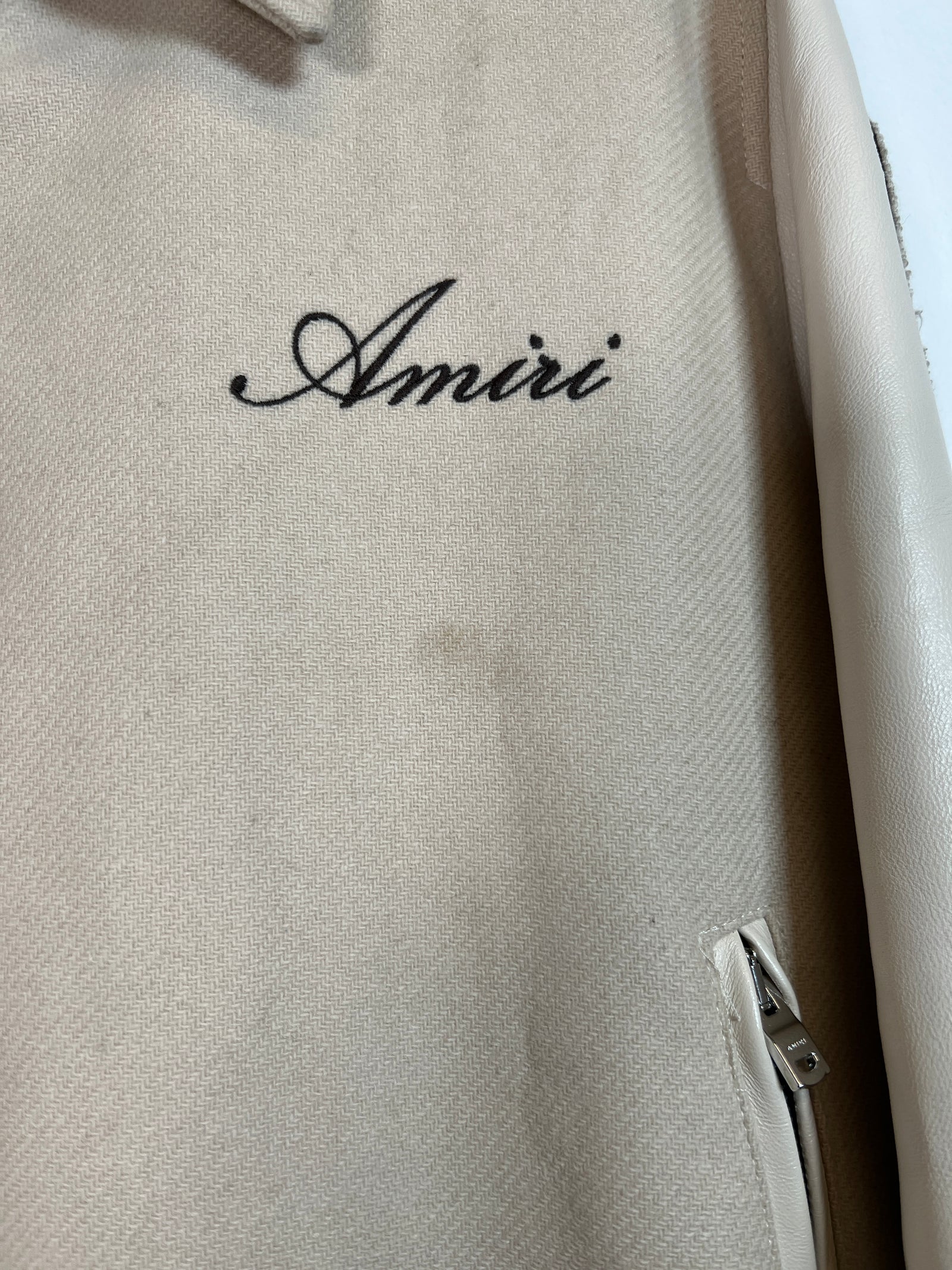 Amiri Bone Varsity Jacket Size L