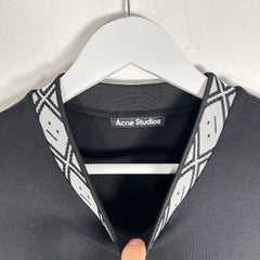 Acne Studios Neck Logo Black T-Shirt Size S