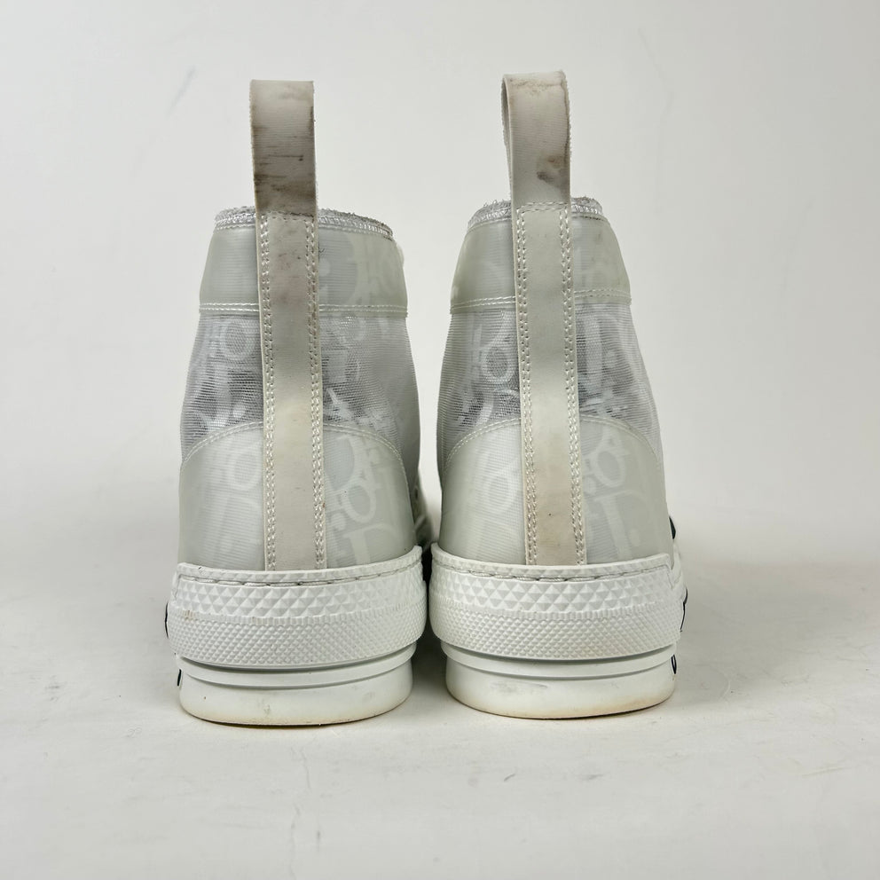 Dior B23 White High Top Sneakers Size 37