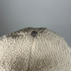 Chrome Hearts Beige Cheetah Cross Patch Beanie