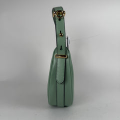 Prada Arqué Sea Green Shoulder Bag