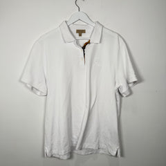 Burberry Sport White Polo Shirt Size XXL