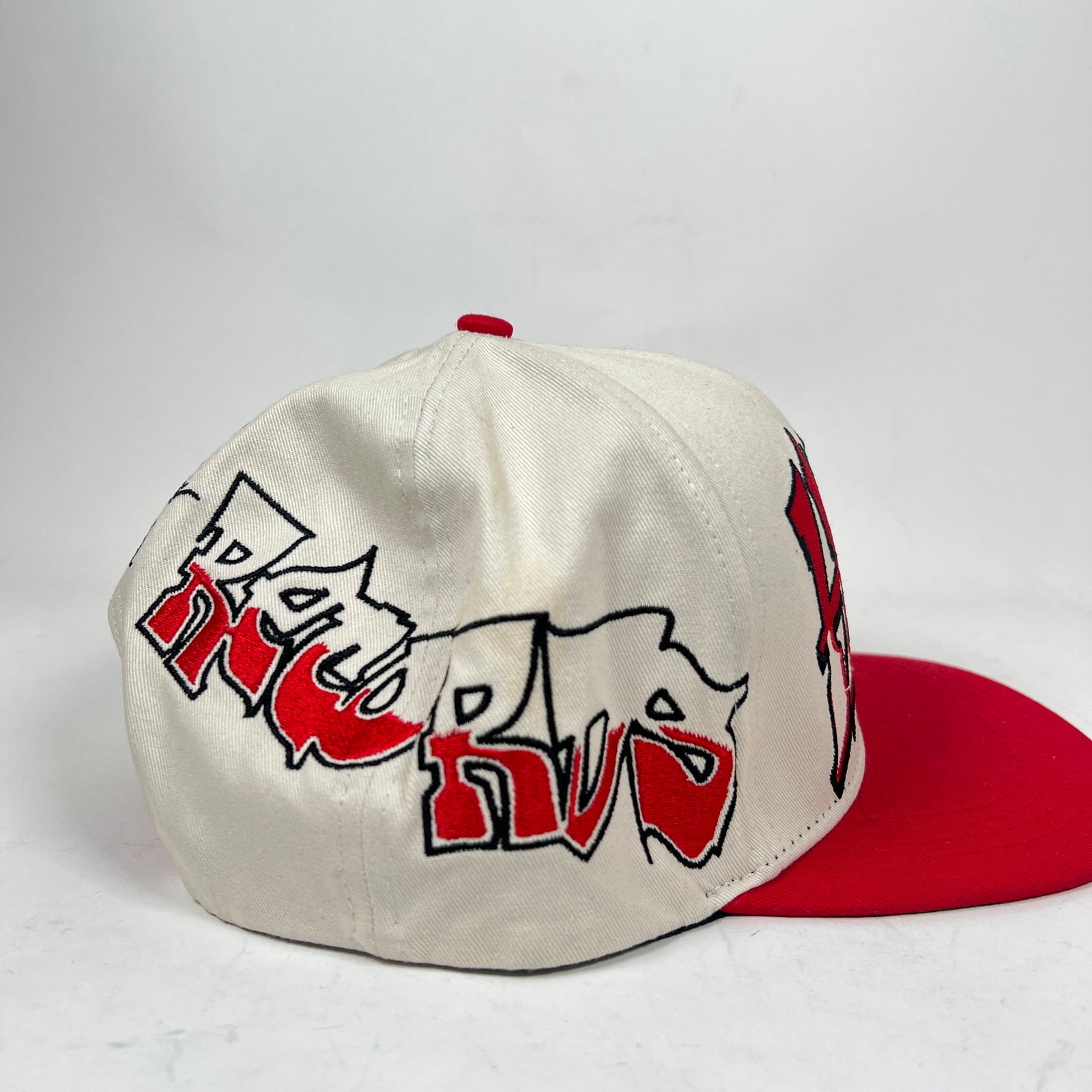 Hellstar White/Red Records Snapback
