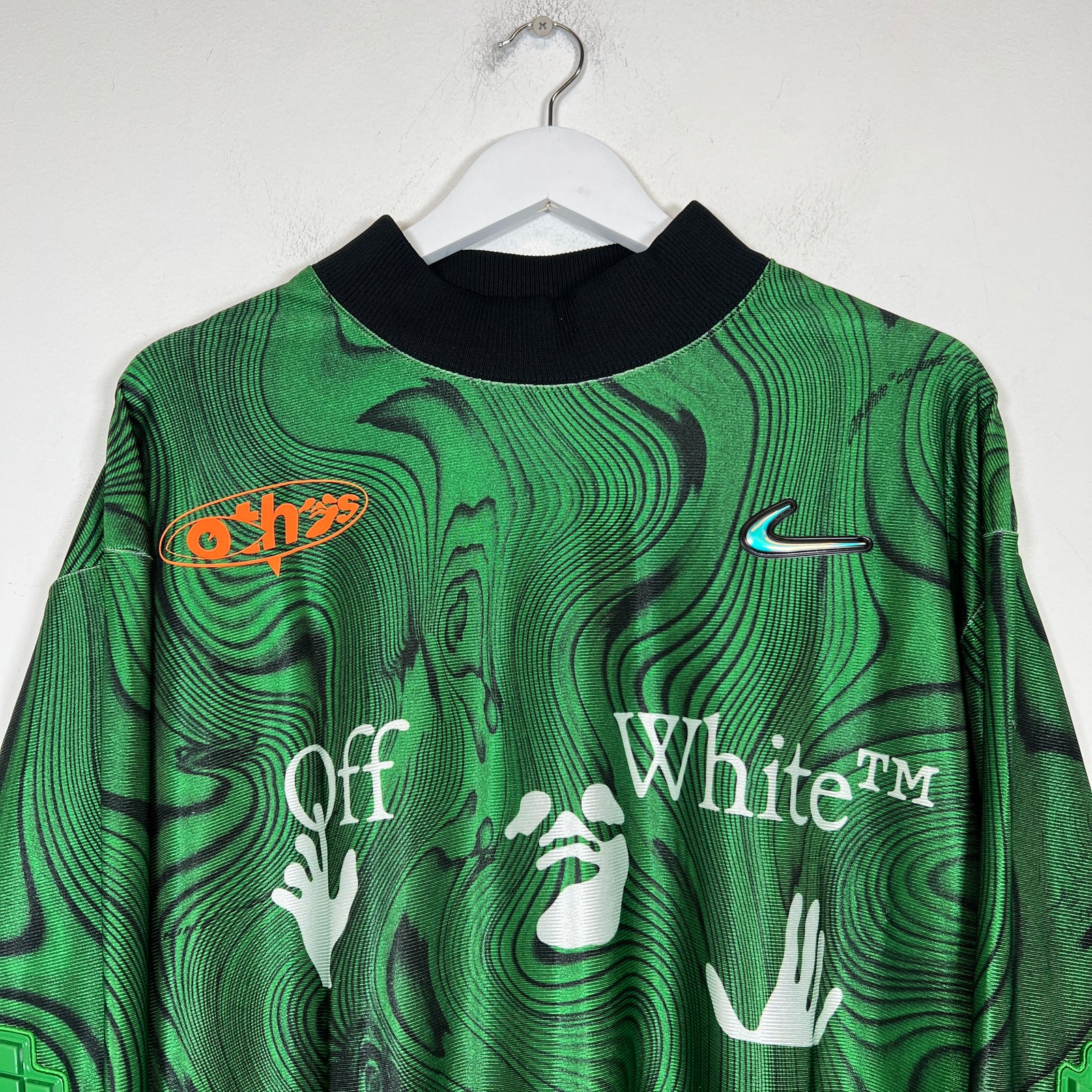 Off-White x Nike Green Soccer Jersey Size M