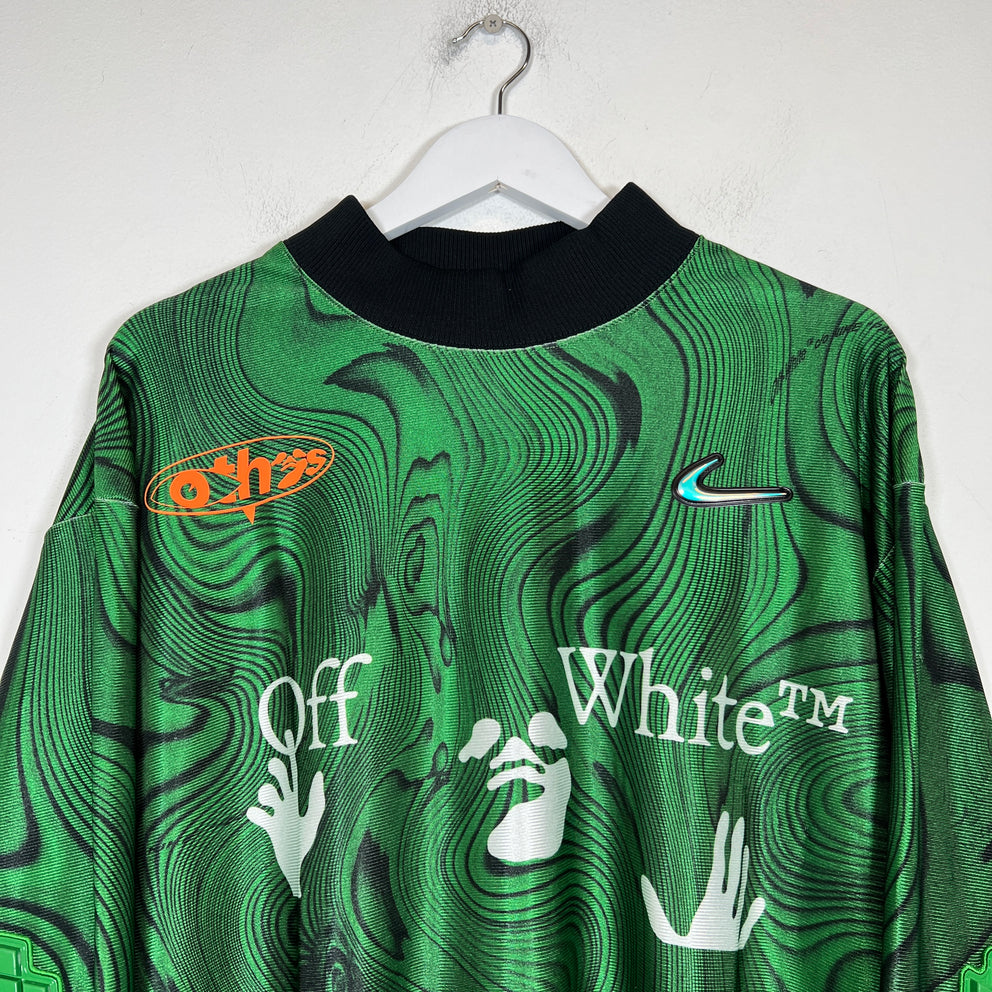 Off-White x Nike Green Soccer Jersey Size M