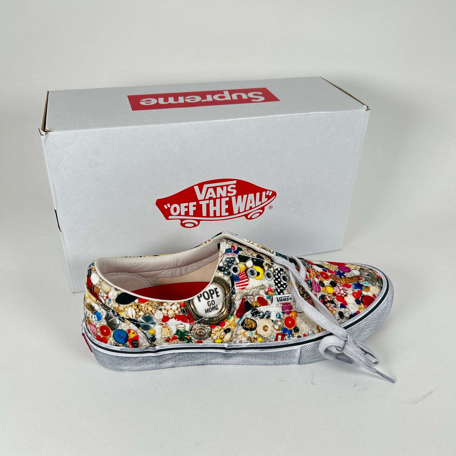 Supreme x Vans Mike Kelley 'Skate Era' Low-Top Sneakers