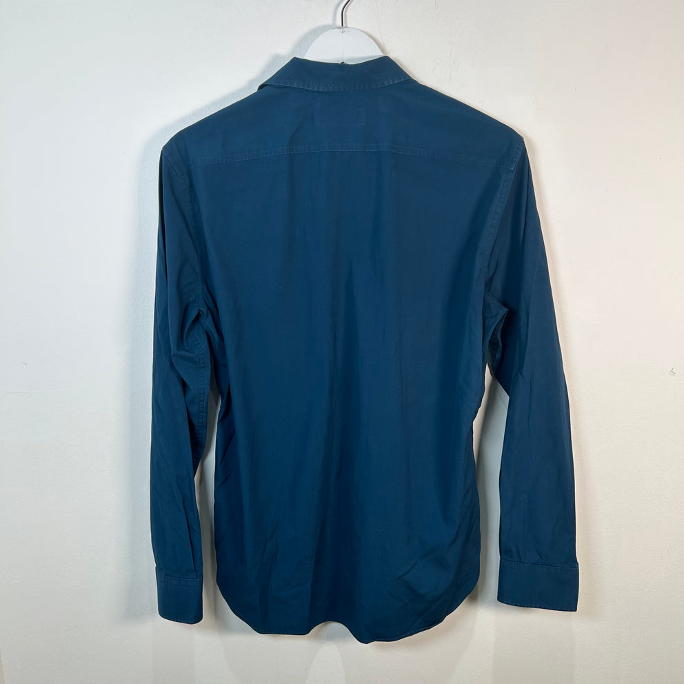 Burberry Blue Button Up Shirt Size S