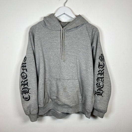 Chrome Hearts Grey "Fuck You" Thermal Lined Hoodie Size S