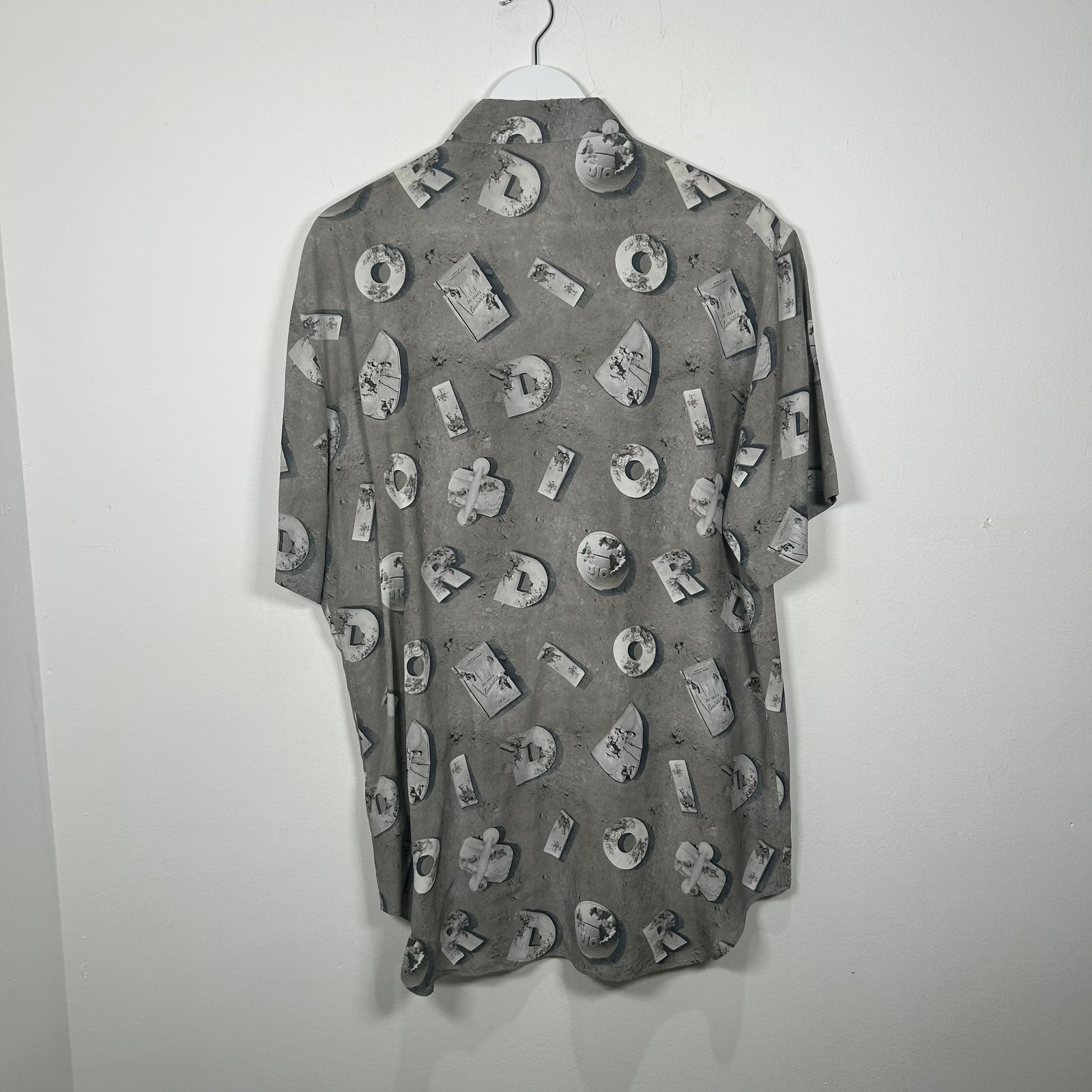 Dior x Daniel Arsham Logo Button-Up Shirt Size L